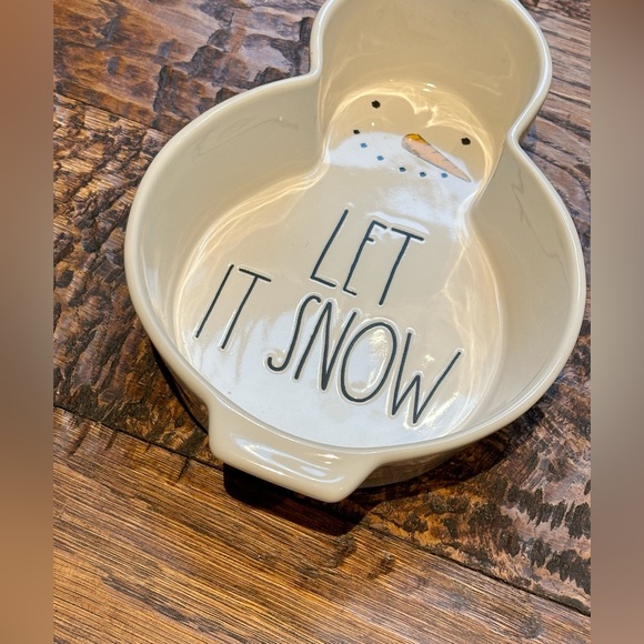 Rae Dunn Snowman Dish - Picture 2 of 3